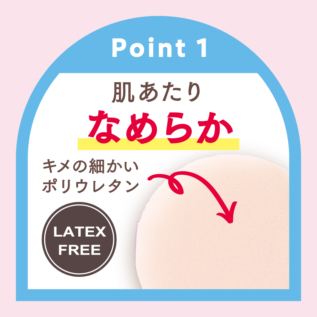 メイクフィックスパフ/ロージーローザ/パフ・スポンジを使ったクチコミ（2枚目）