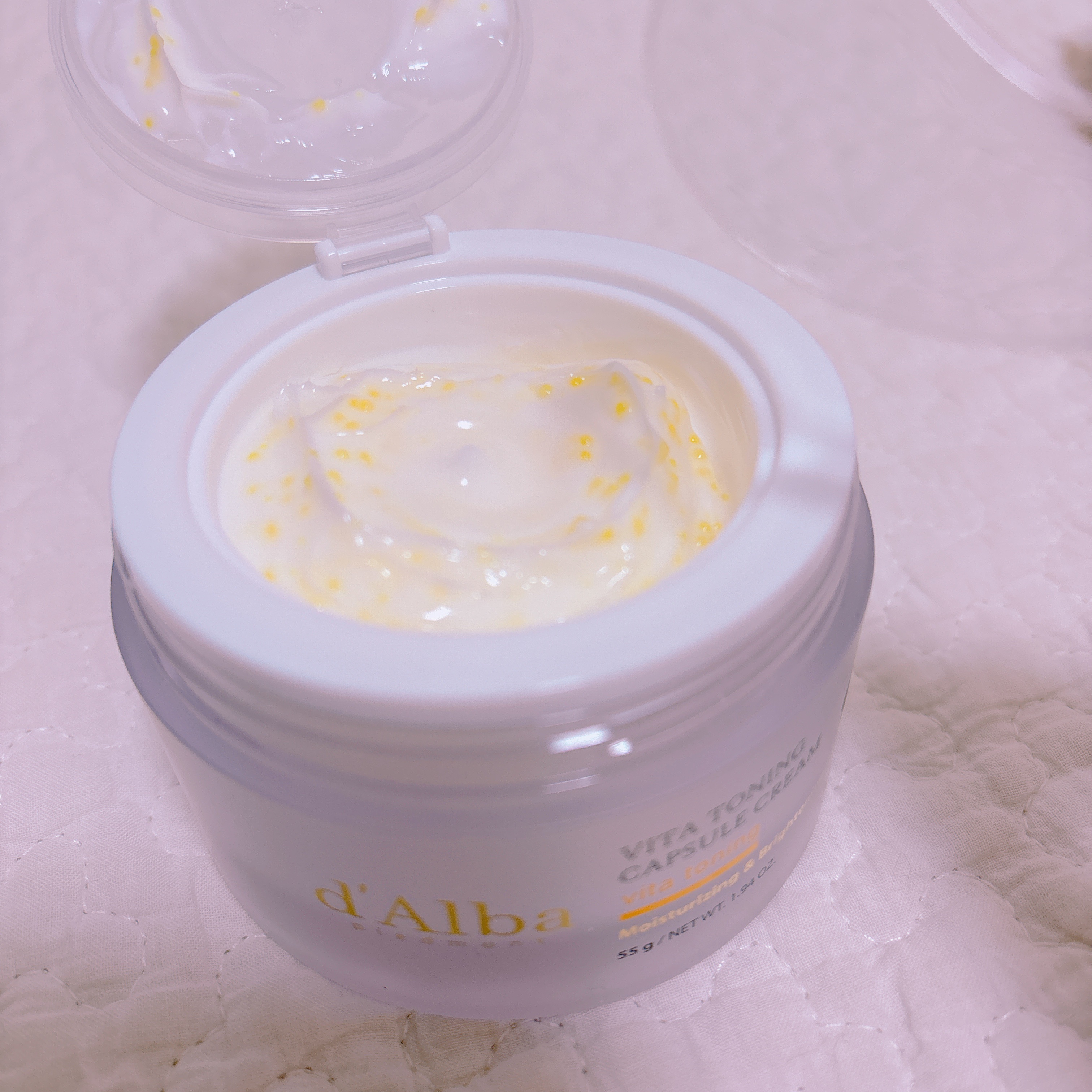 ビタトーニングカプセルクリーム/ダルバ/フェイスクリームを使ったクチコミ（2枚目）