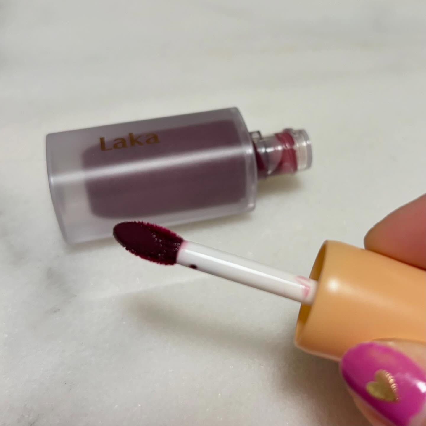 フルーティーグラムティント/Laka/リップティントを使ったクチコミ（2枚目）