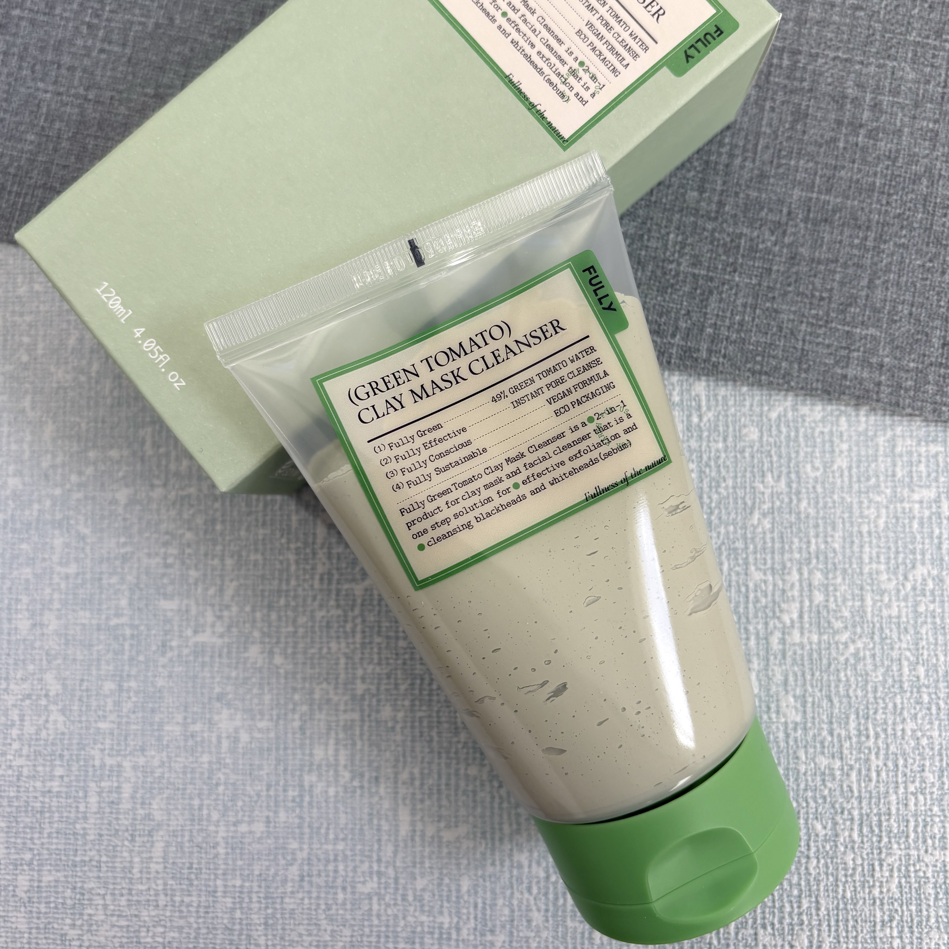 グリーントマトクレイマスククレンザー/FULLY/洗い流すパック・マスクを使ったクチコミ（1枚目）