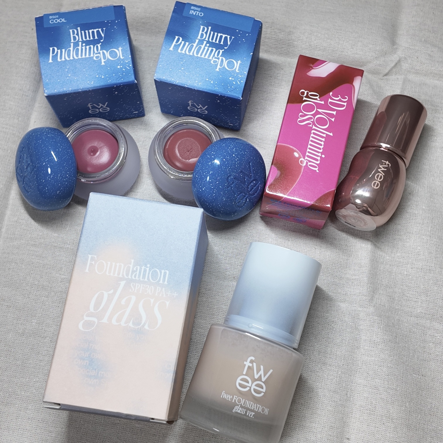 フィーファンデーションガラス/fwee/リキッドファンデーションを使ったクチコミ（1枚目）