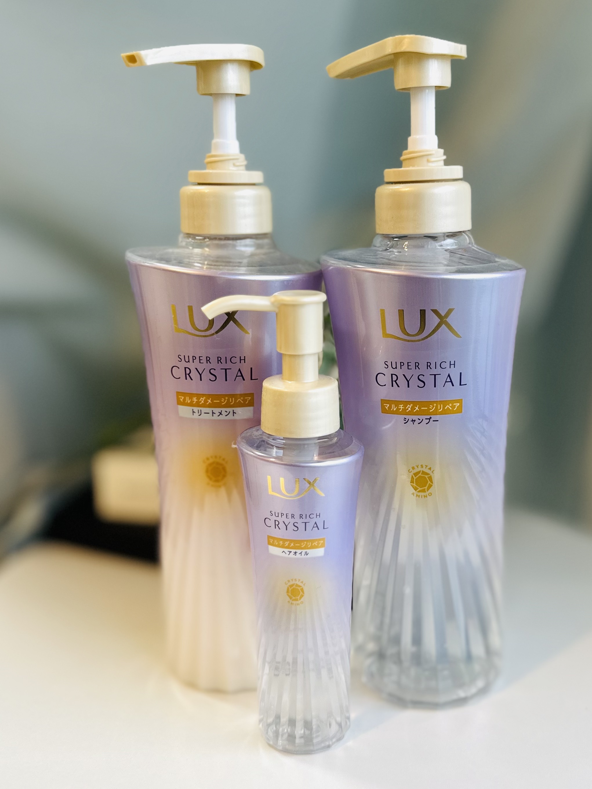 スーパーリッチクリスタル　マルチダメージリペア　シャンプー/トリートメント/LUX/市販シャンプーを使ったクチコミ（1枚目）