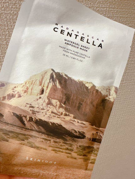 センテラ ウォーターゲルシートアンプルマスク/SKIN1004/シートマスク・パックを使ったクチコミ(1枚目)