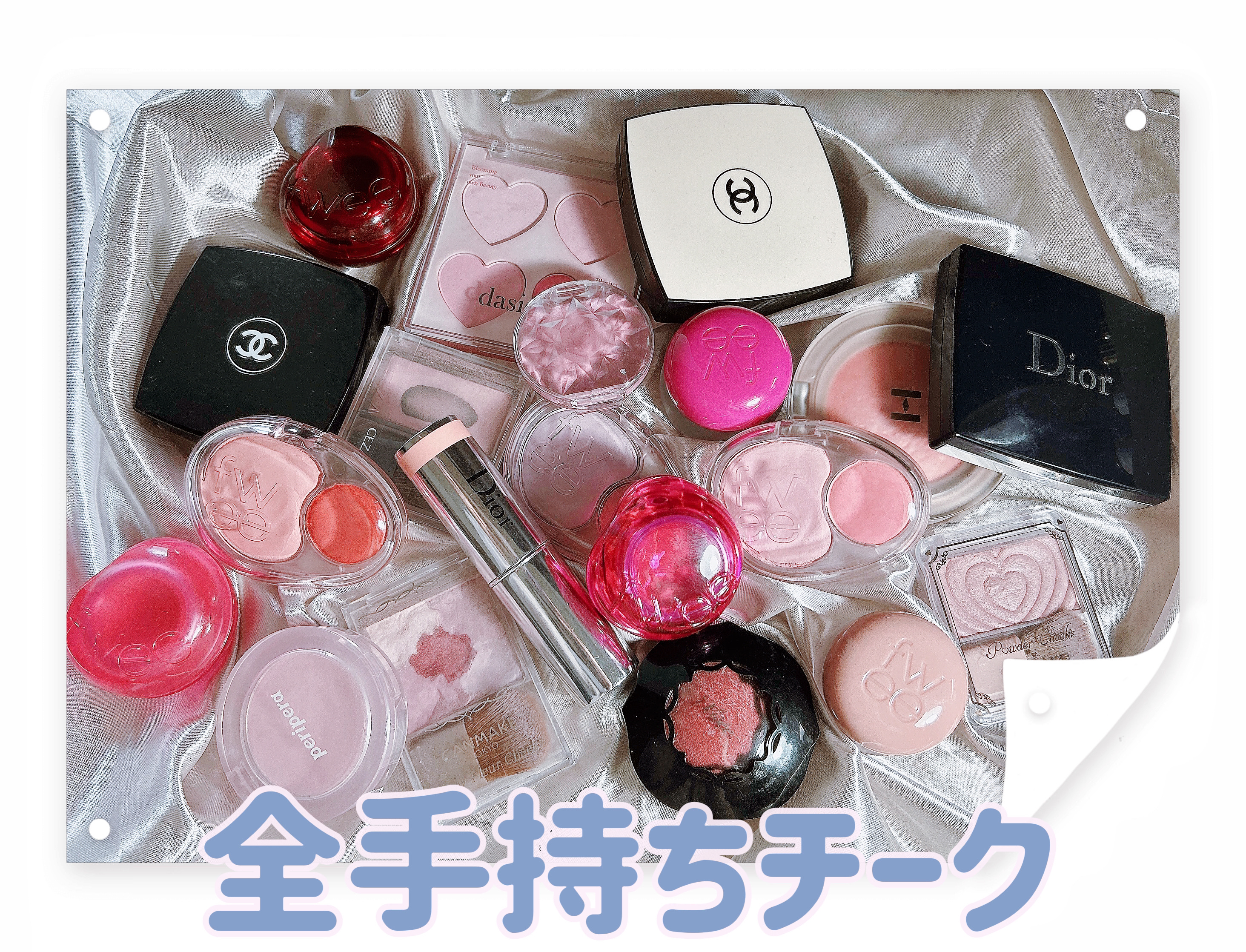 グロウフルールチークス/キャンメイク/パウダーチークを使ったクチコミ（1枚目）