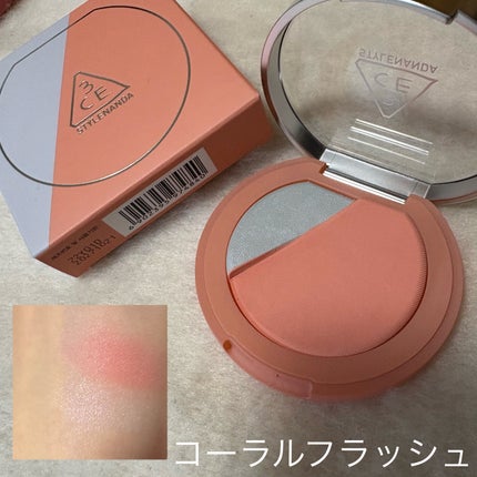 3CE ブラッシュライター/3CE/パウダーチークを使ったクチコミ(6枚目)