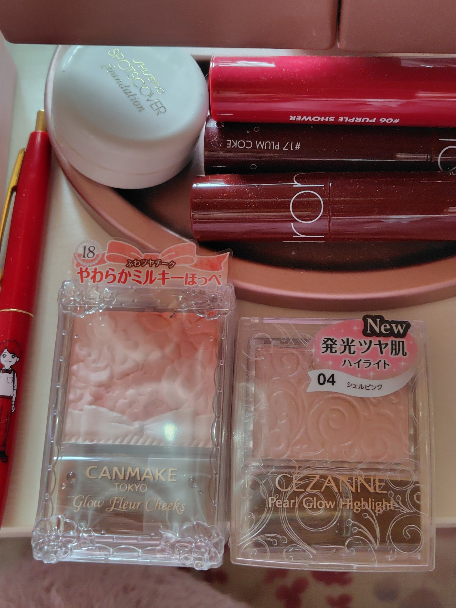 パールグロウハイライト/CEZANNE/パウダーハイライトを使ったクチコミ（1枚目）