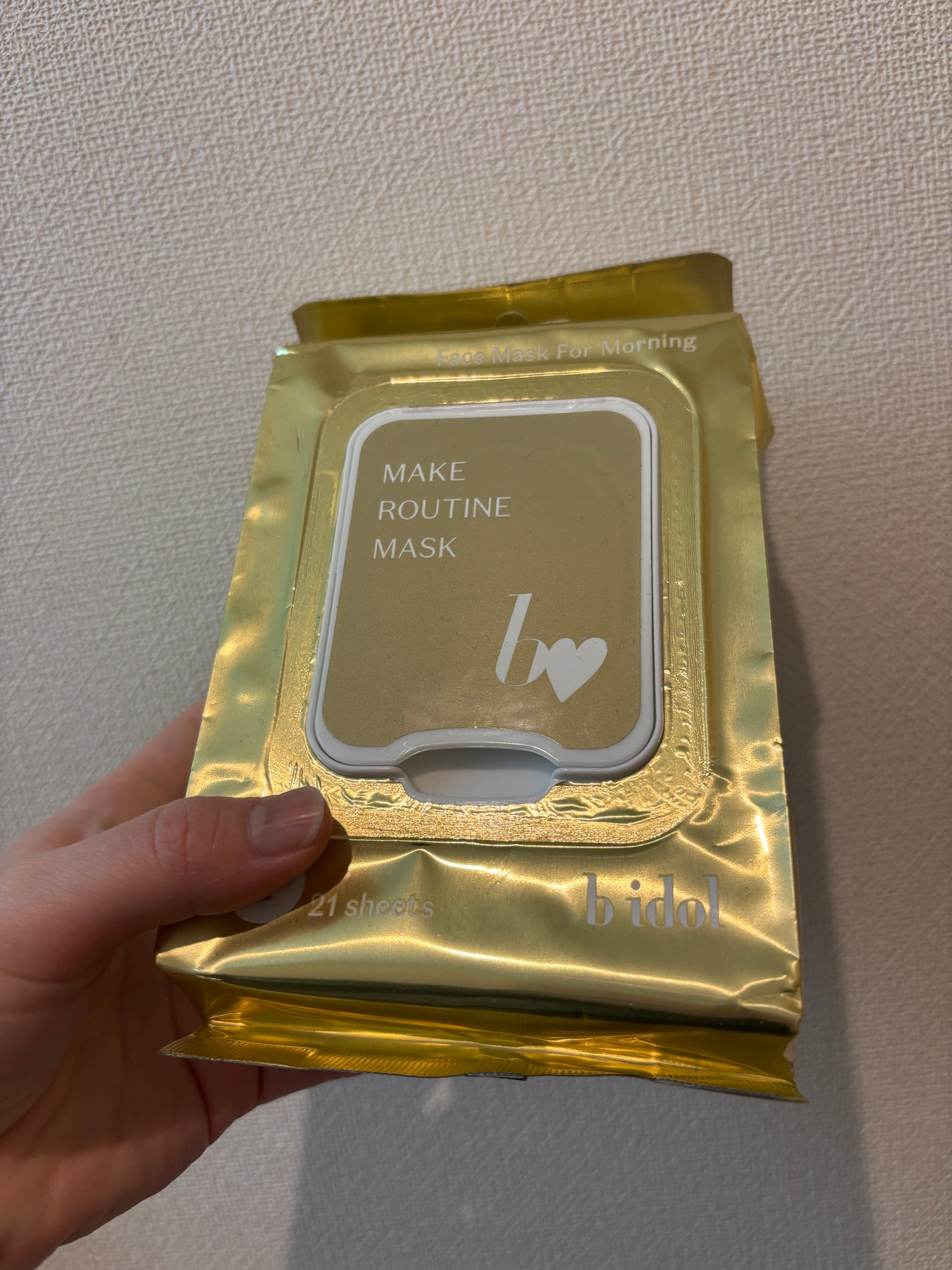 メイクルーティンマスクR/b idol/シートマスク・パックを使ったクチコミ(1枚目)