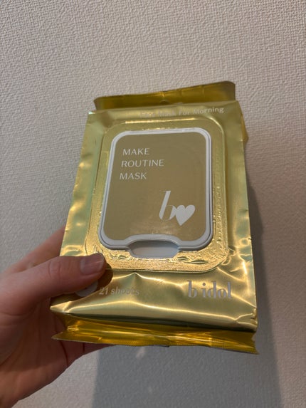 メイクルーティンマスクR/b idol/シートマスク・パックを使ったクチコミ(1枚目)