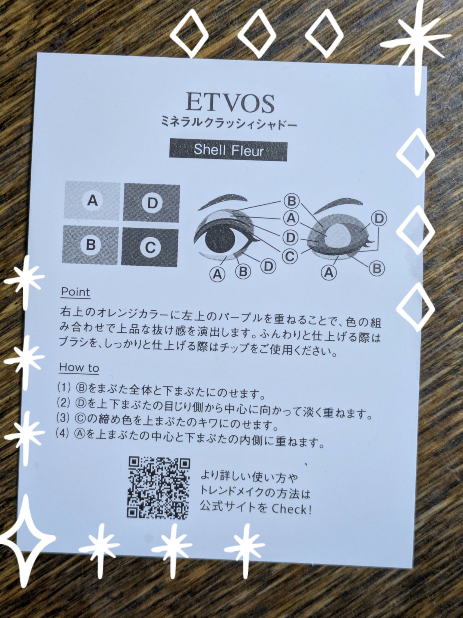 ミネラルクラッシィシャドー シェルフルール(限定)/エトヴォス/アイシャドウパレットを使ったクチコミ（2枚目）