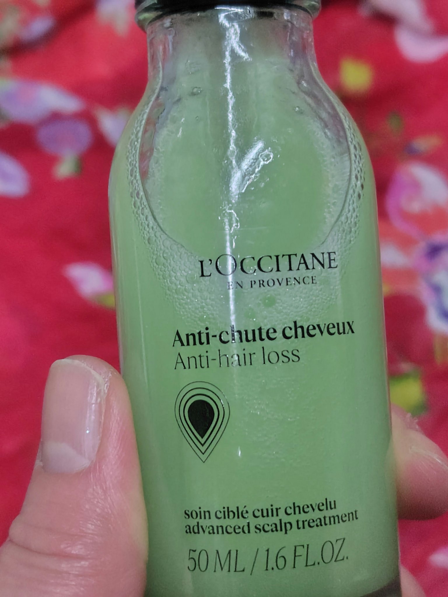 薬用 メディカル アンチヘアロスセラム/L'OCCITANE/頭皮ローションを使ったクチコミ（3枚目）