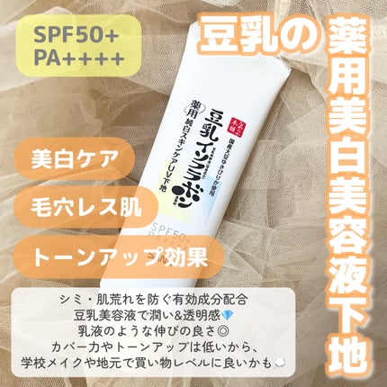 なめらか本舗 薬用純白スキンケアUV下地 N【医薬部外品】/なめらか本舗/化粧下地を使ったクチコミ(2枚目)
