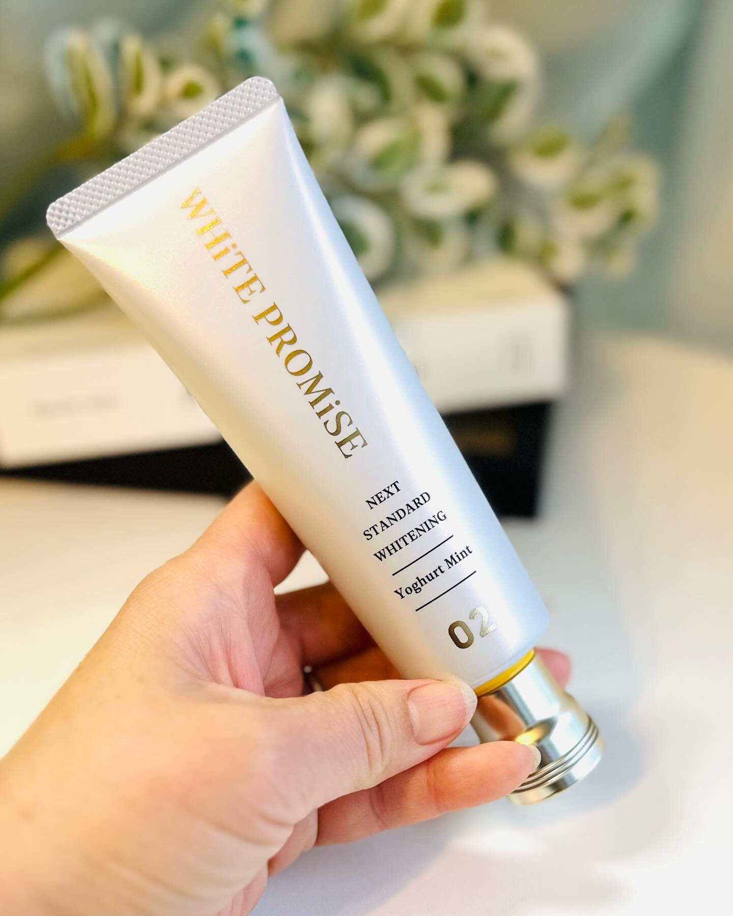 ホワイトプロミス  美白*＋むし歯予防*/WHiTE PROMiSE/歯磨き粉を使ったクチコミ（2枚目）