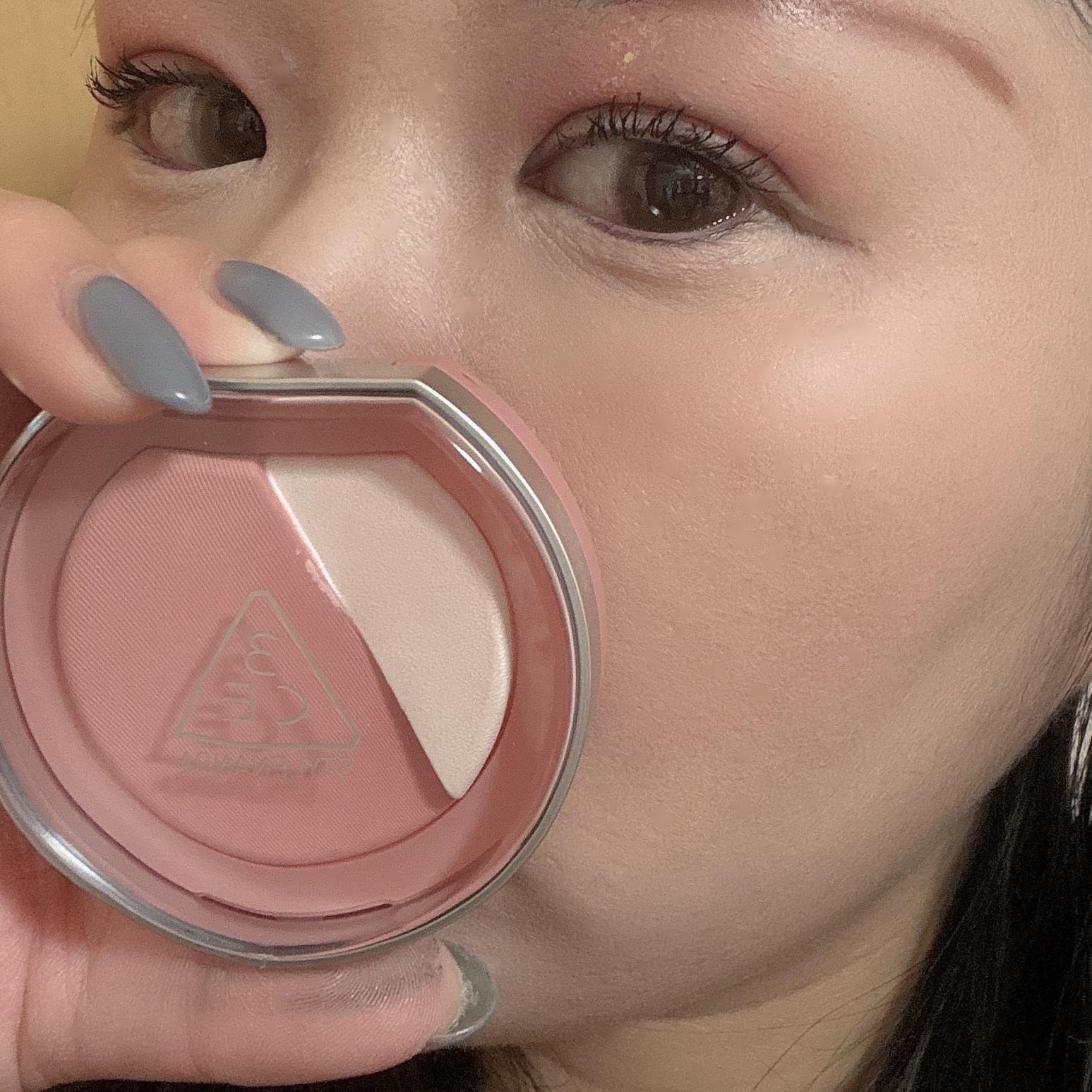 3CE ブラッシュライター/3CE/パウダーチークを使ったクチコミ（3枚目）