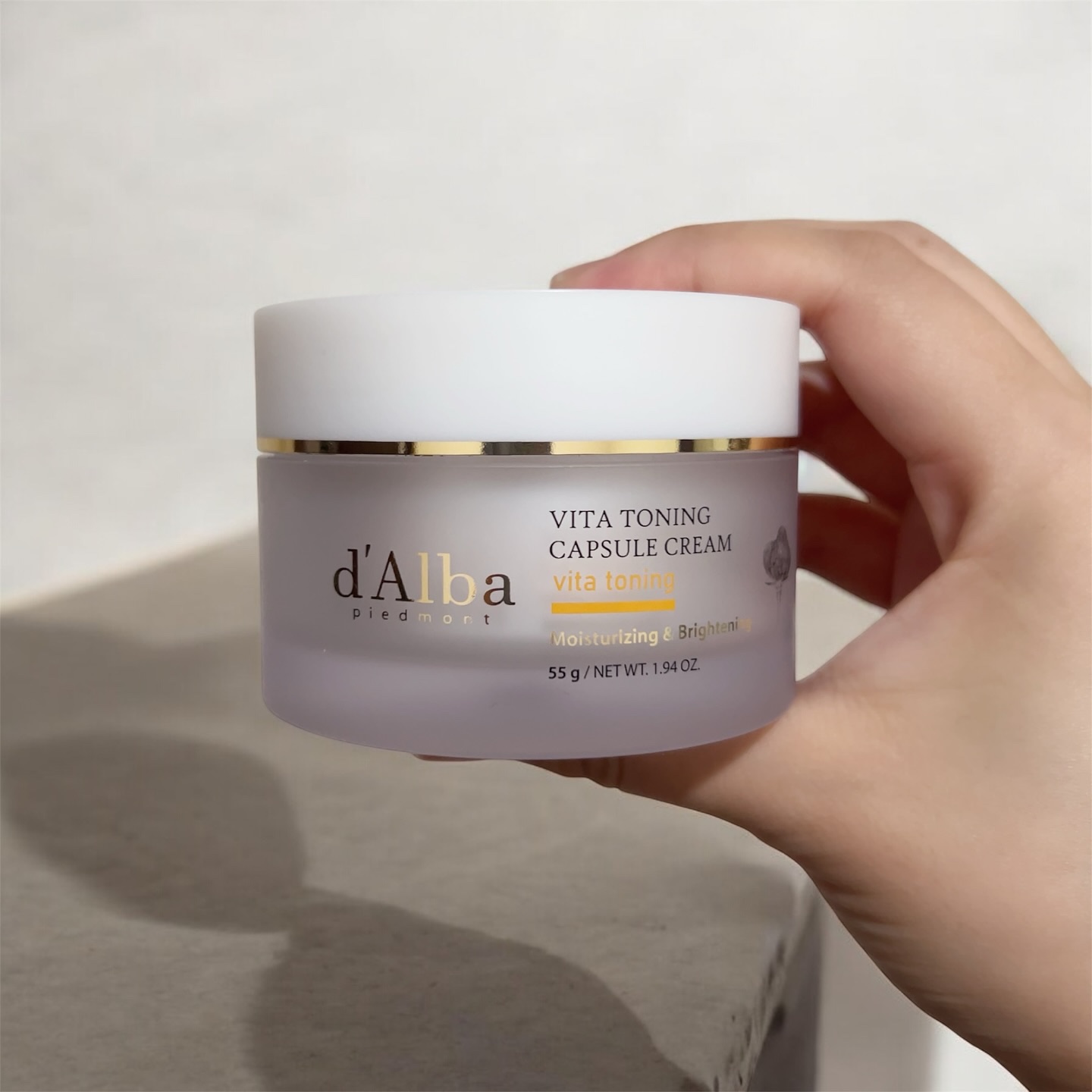 ビタトーニングカプセルクリーム/ダルバ/フェイスクリームを使ったクチコミ（1枚目）