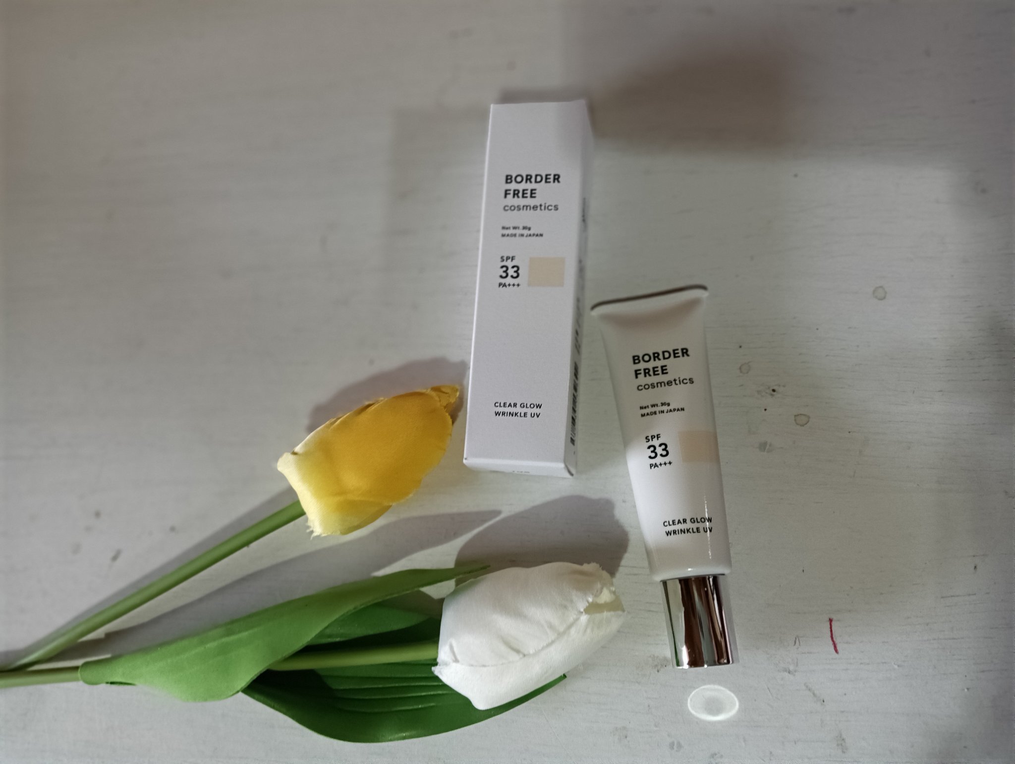 クリアグロウリンクルUV/BORDER FREE cosmetics/日焼け止め・UVケアを使ったクチコミ（1枚目）