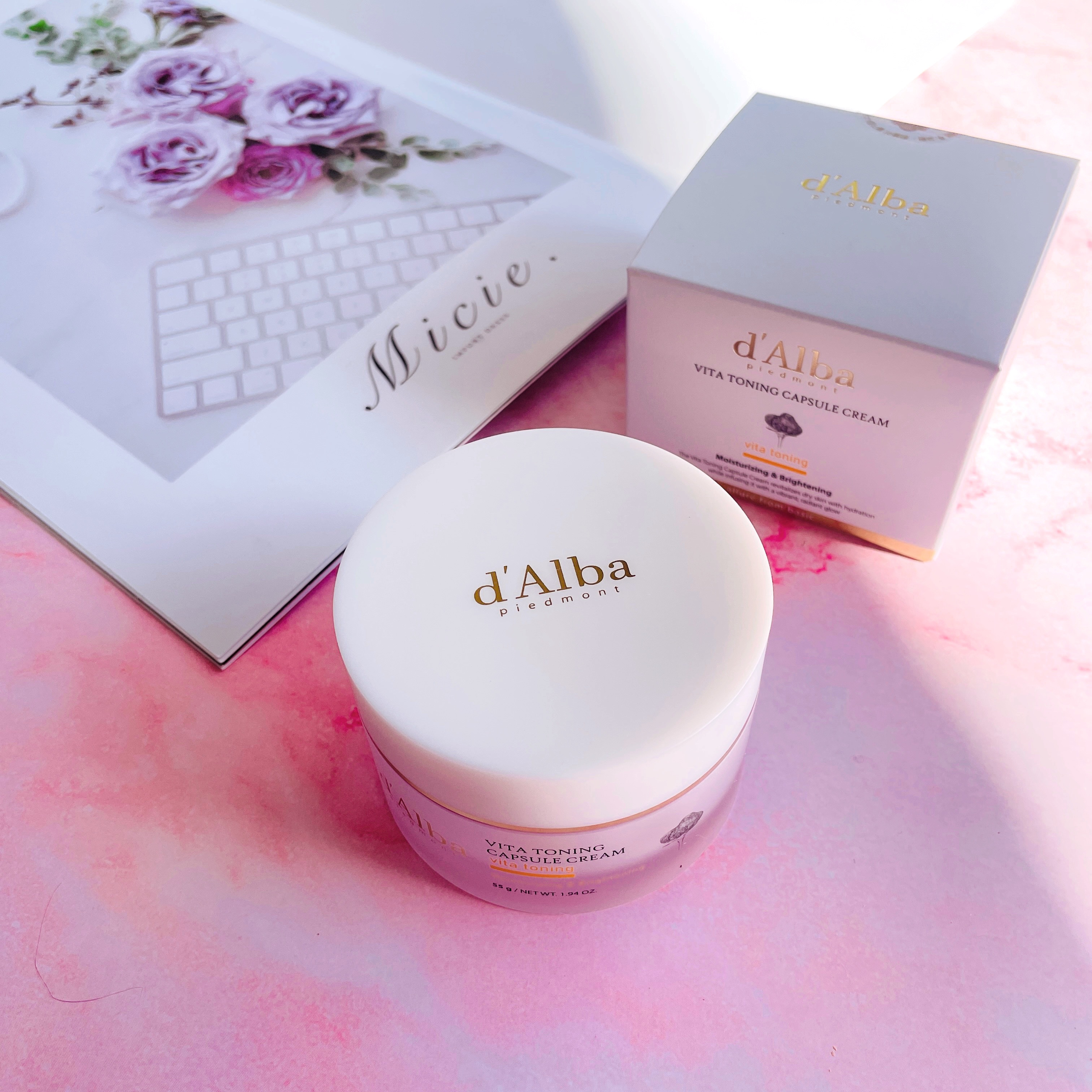 ビタトーニングカプセルクリーム/ダルバ/フェイスクリームを使ったクチコミ（1枚目）