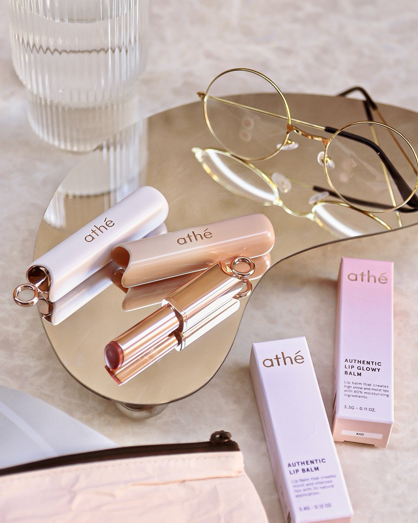 オーセンティック リップ バーム/athé/口紅を使ったクチコミ（1枚目）