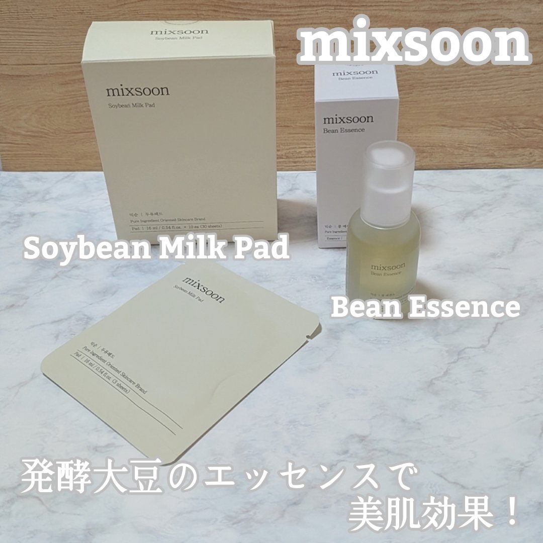 豆乳パッド/mixsoon/トナーパッドを使ったクチコミ（1枚目）