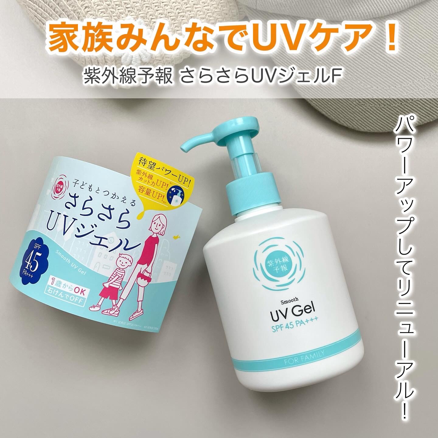 紫外線予報 さらさらUVジェルF/紫外線予報/日焼け止めジェルを使ったクチコミ（1枚目）