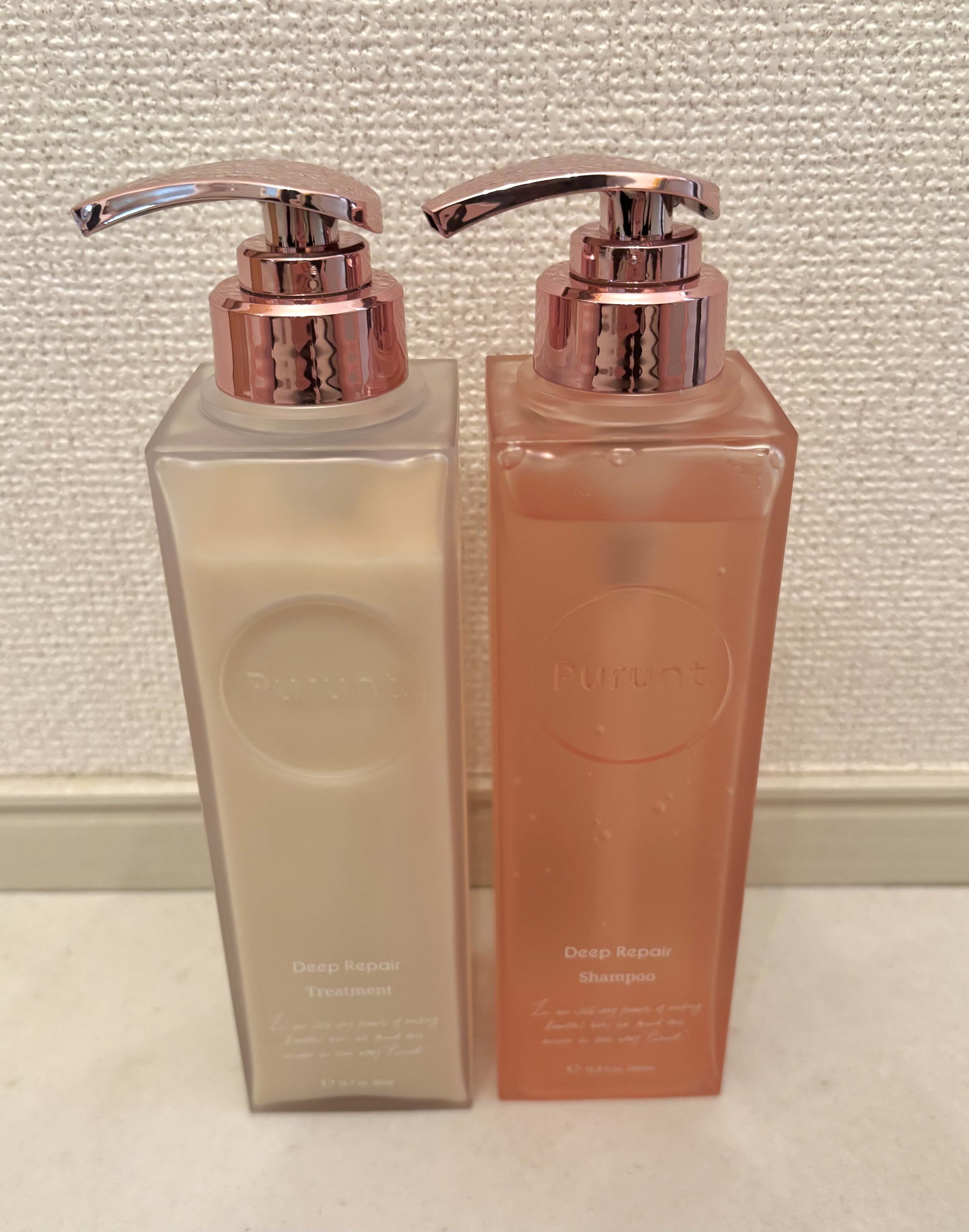 プルント ディープリペア美容液シャンプー／トリートメント/Purunt./市販シャンプーを使ったクチコミ（1枚目）