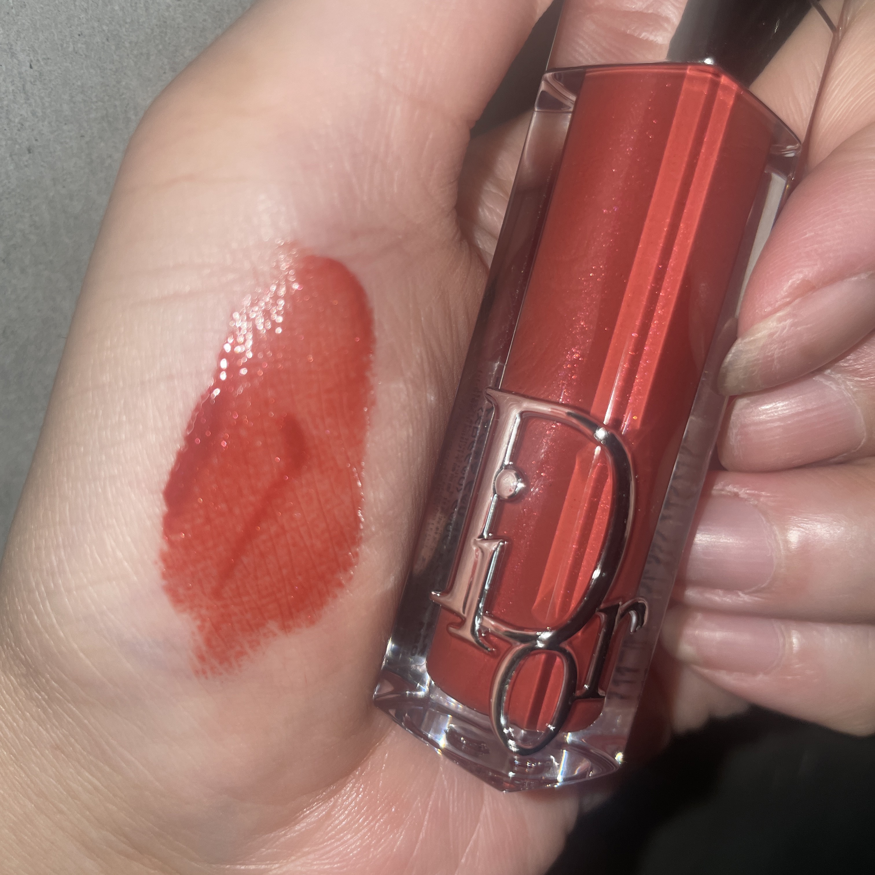 ディオール アディクト リップ マキシマイザー 024インテンス ブリック/Dior/リップグロスを使ったクチコミ（1枚目）