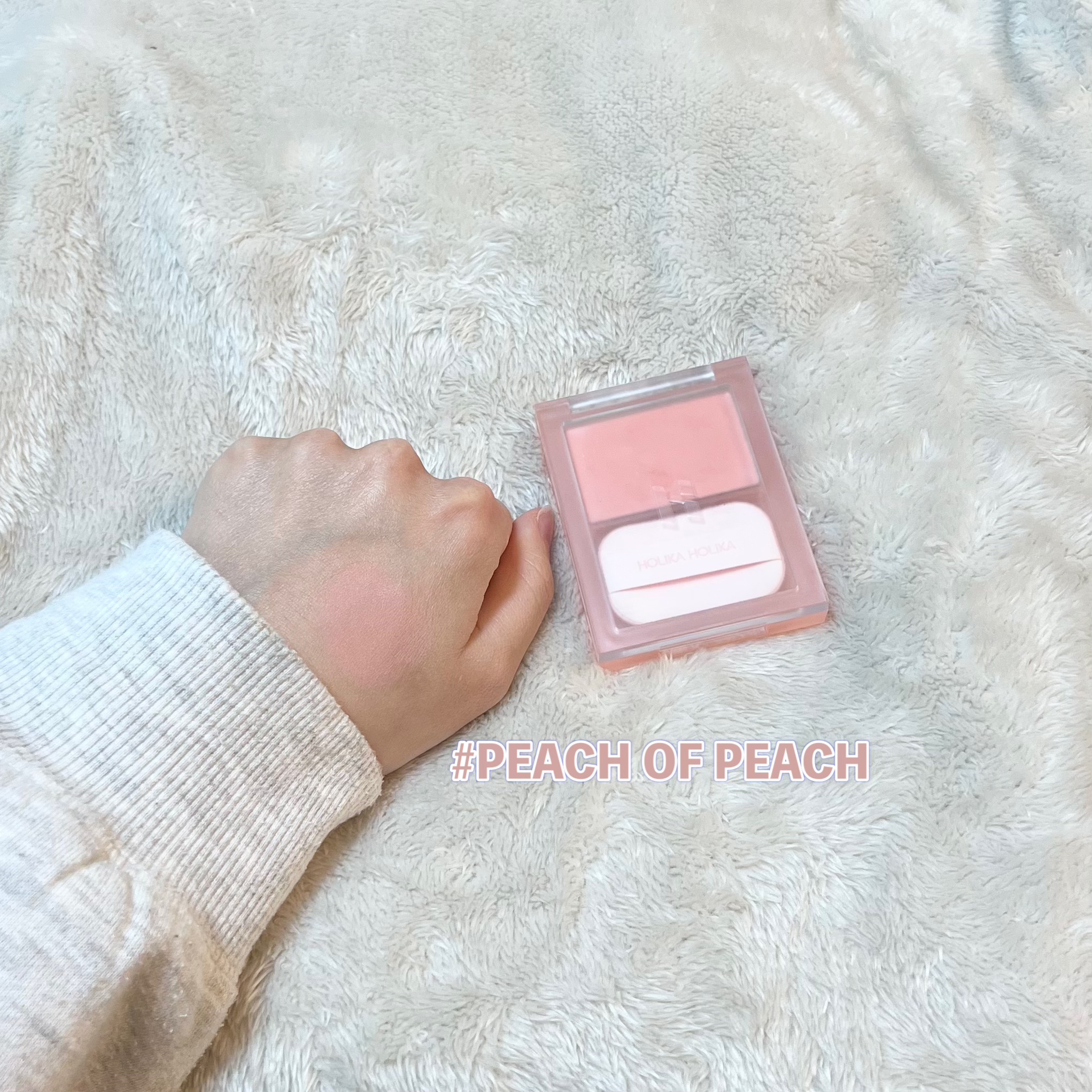 ティンテッドミルククリームブラッシュ /HOLIKA HOLIKA/ジェル・クリームチークを使ったクチコミ（3枚目）