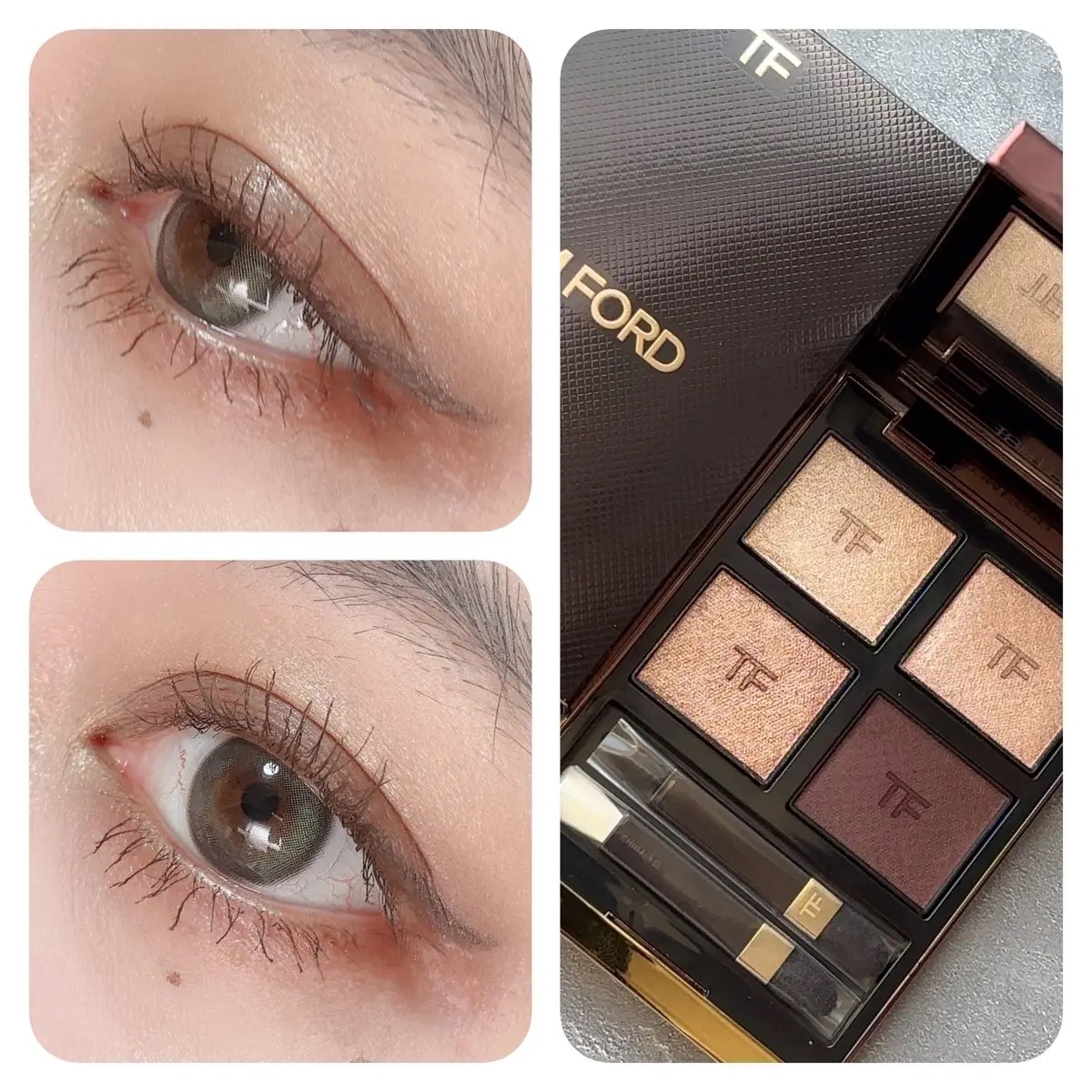 アイ カラー クォード/TOM FORD BEAUTY/アイシャドウパレットを使ったクチコミ（2枚目）