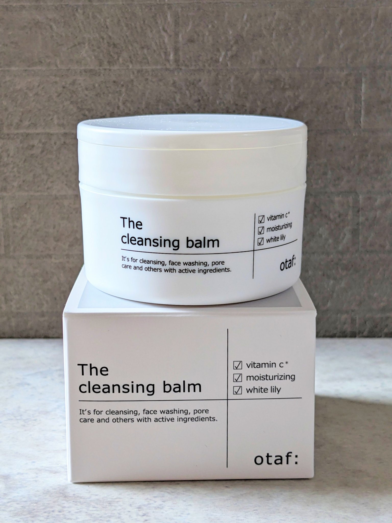 クレンジングバーム/otaf:/クレンジングバームを使ったクチコミ（1枚目）