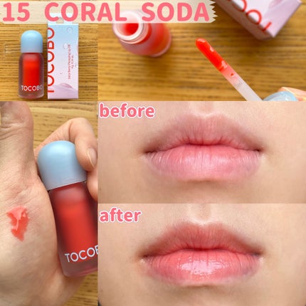 ジューシーベリープランピングリップオイル/TOCOBO/リップグロスを使ったクチコミ(7枚目)