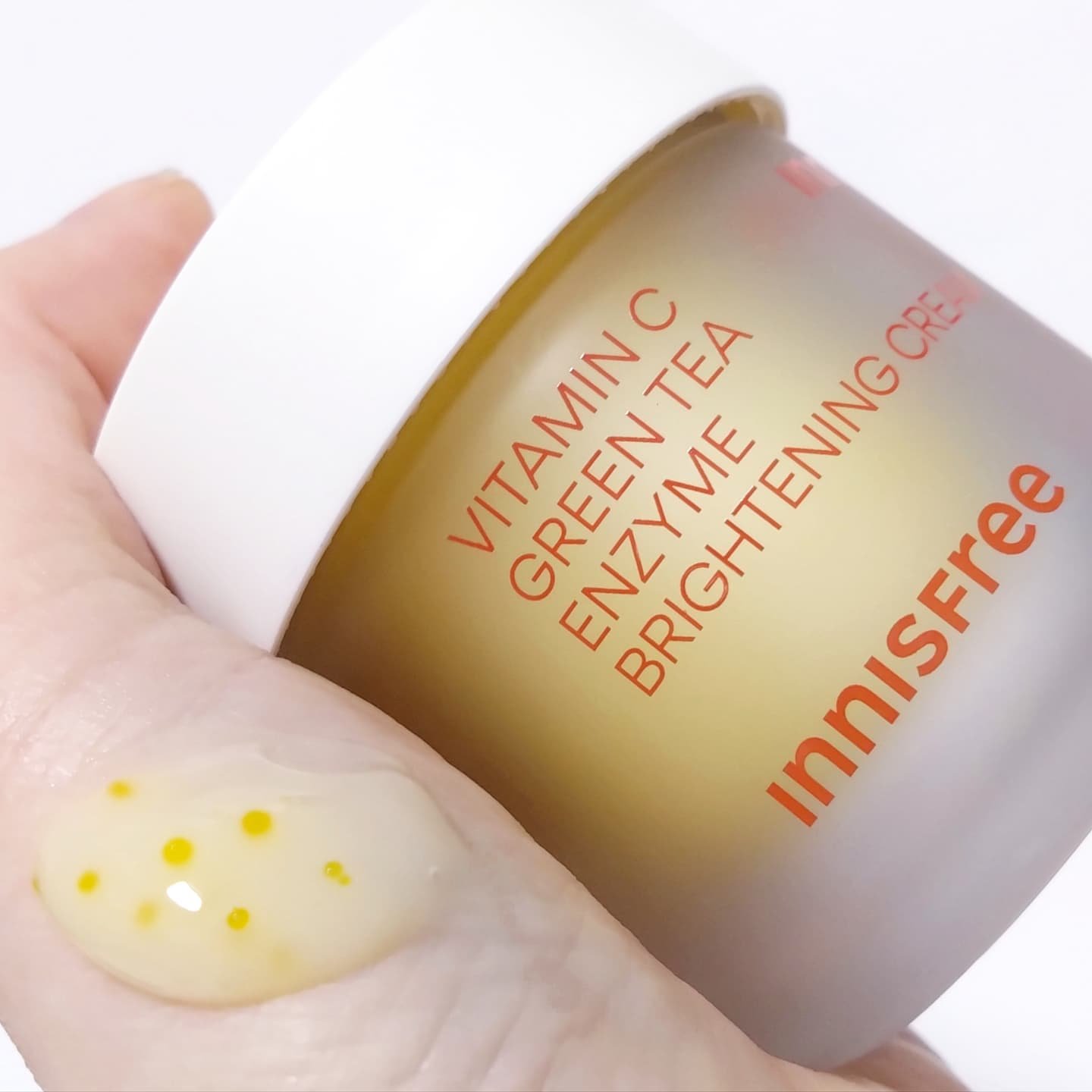 ビタC　グリーンティーエンザイム　ブライト　クリーム/innisfree/フェイスクリームを使ったクチコミ（1枚目）