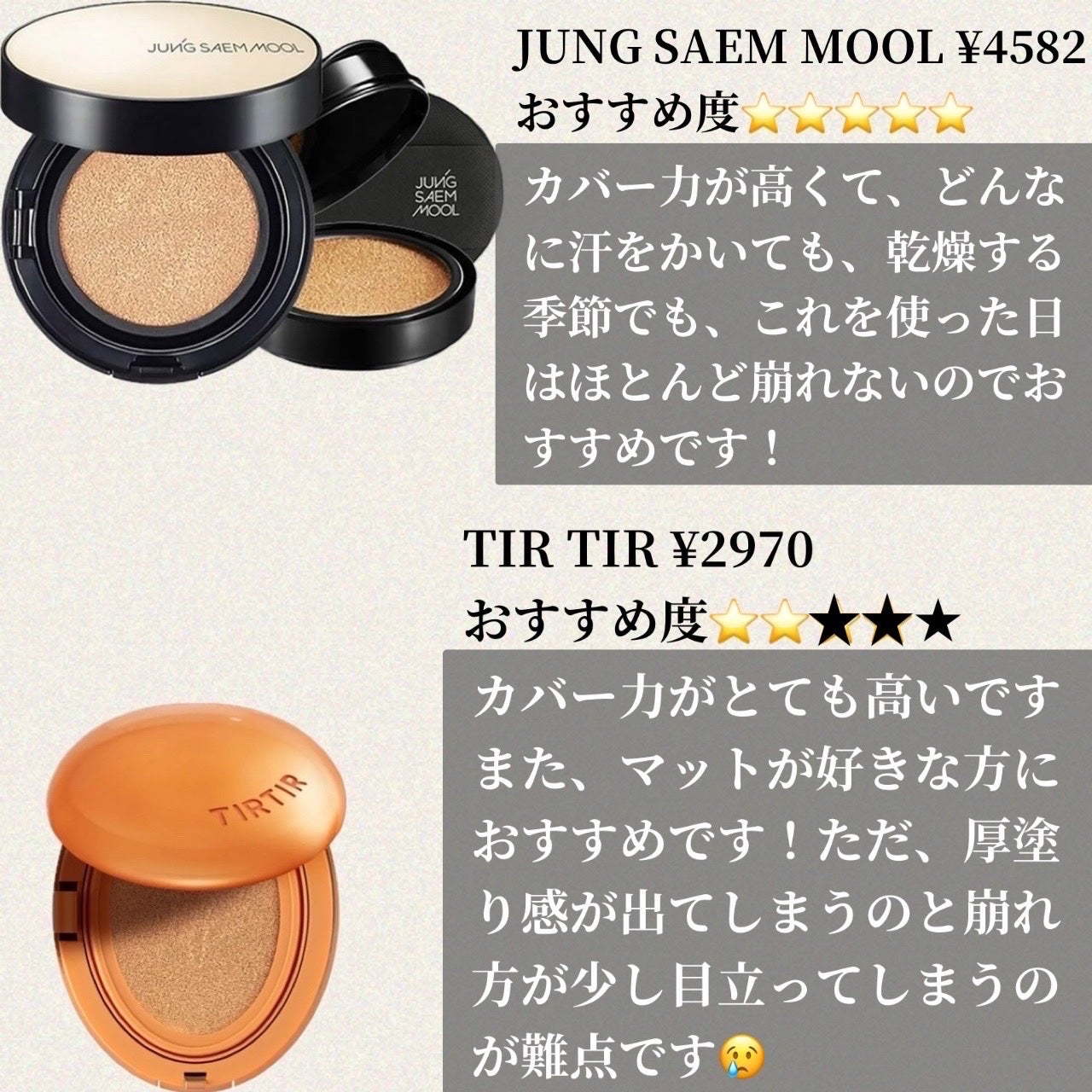 エッセンシャル スキン ヌーダー クッション/JUNG SAEM MOOL/クッションファンデーションを使ったクチコミ(5枚目)