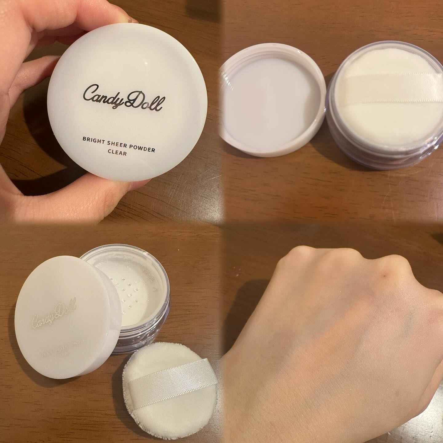 ブライトシアーパウダー＋/CandyDoll/ルースパウダーを使ったクチコミ（3枚目）