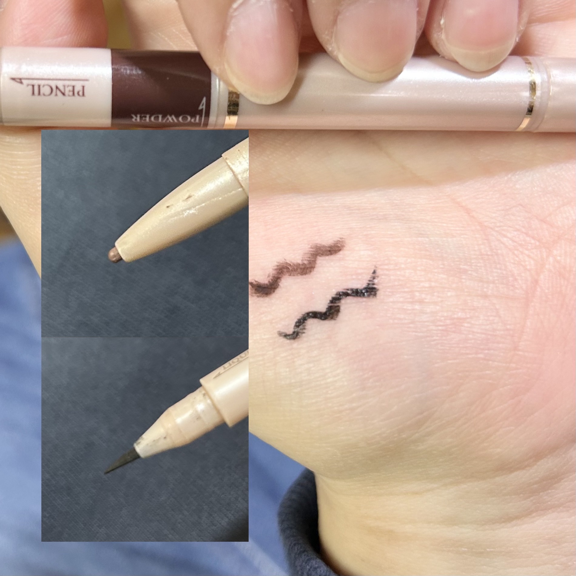 3WAYアイブロウ ペンシル 02 ナチュラルブラウン/ジュールモエ/アイブロウペンシルを使ったクチコミ（3枚目）