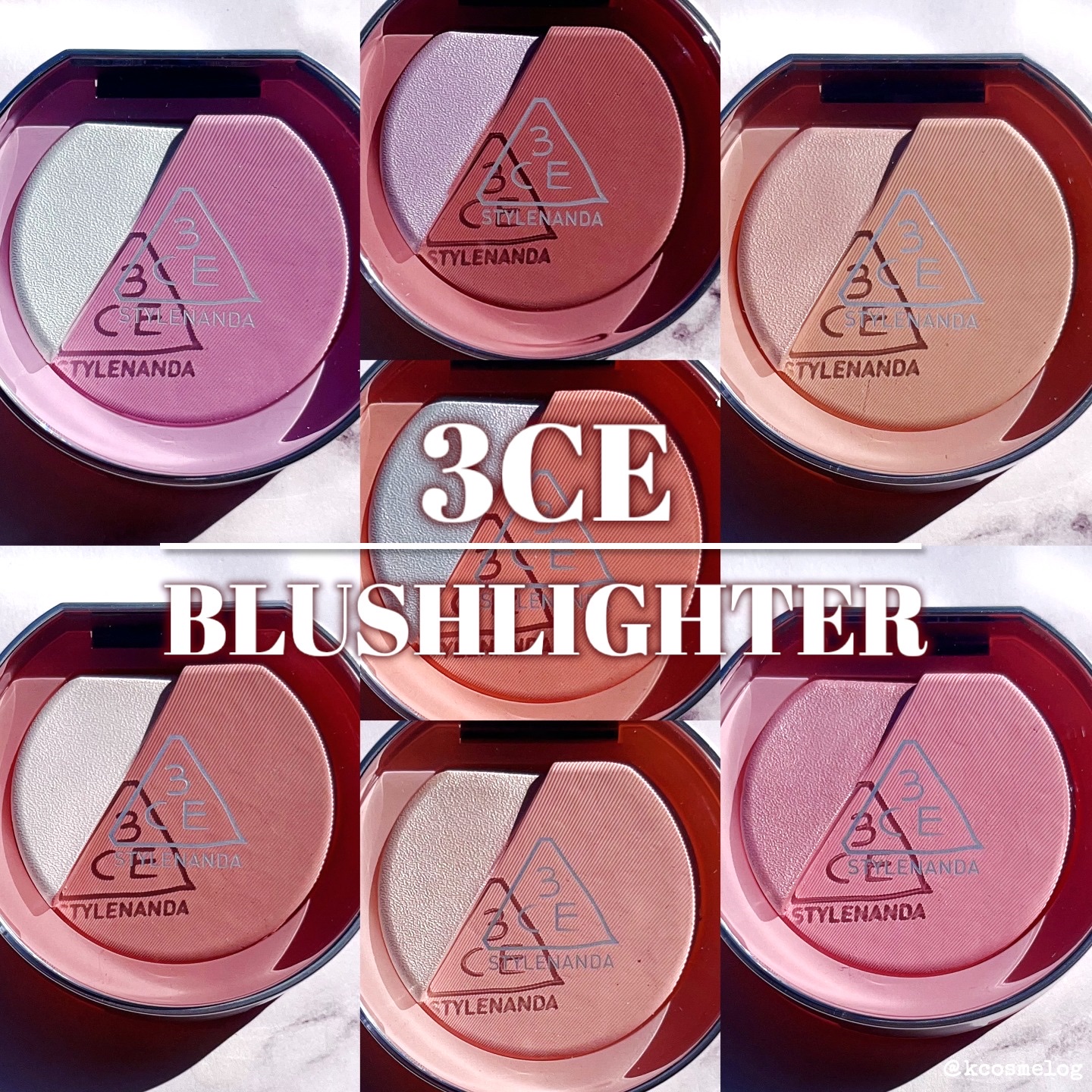 3CE ブラッシュライター/3CE/パウダーチークを使ったクチコミ（1枚目）