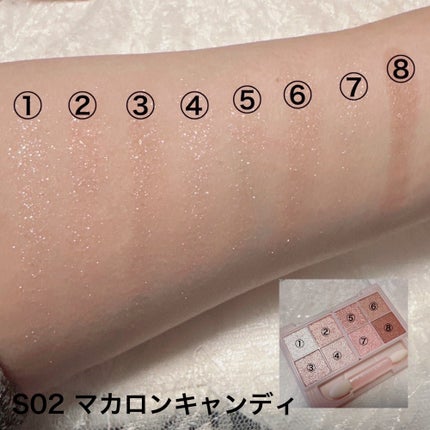 プティパレットアイズ(スパークリングタイプ)/キャンメイク/アイシャドウを使ったクチコミ(6枚目)