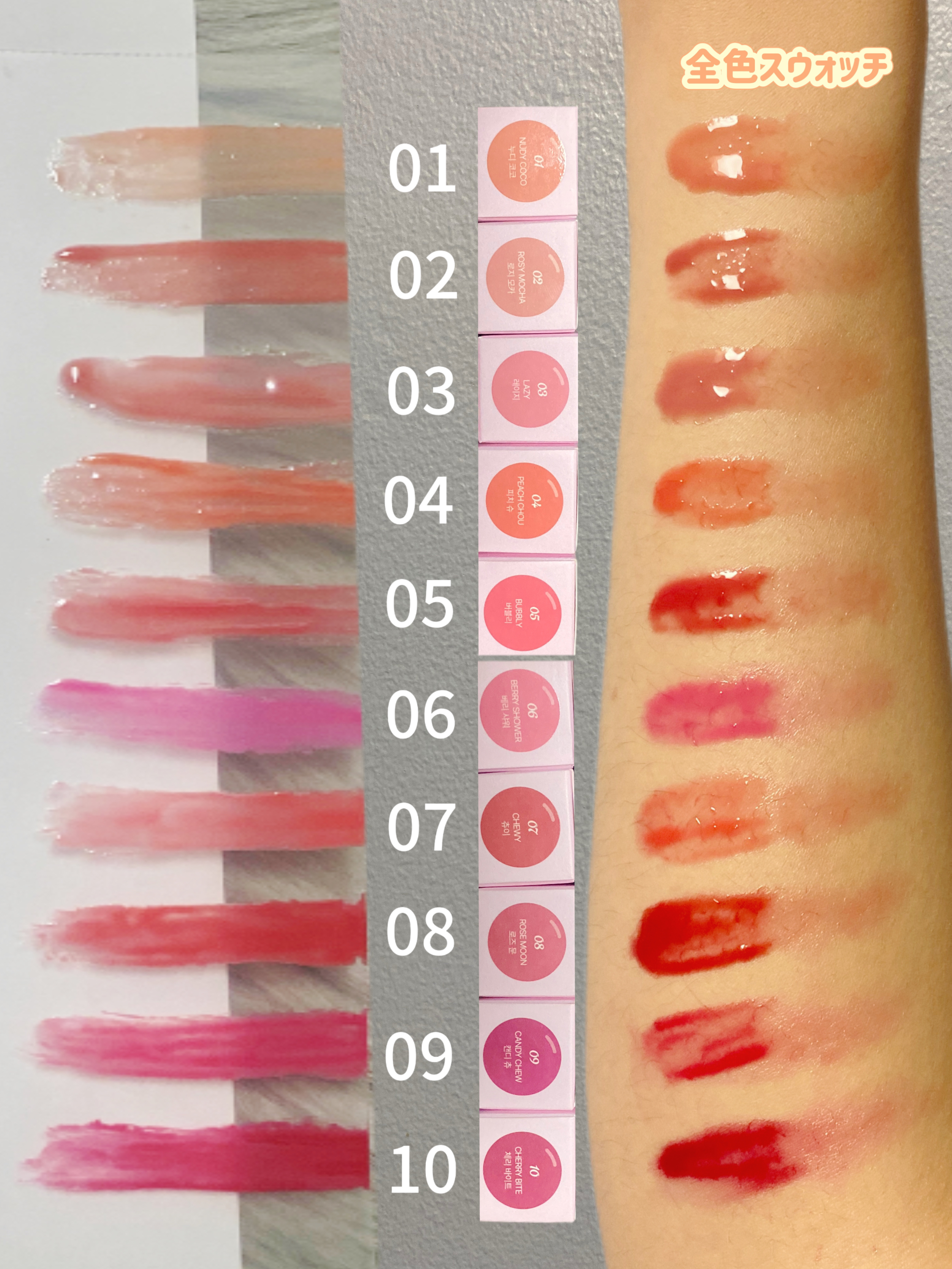 グレイズバウンシングティント/2aN/リップティントを使ったクチコミ（3枚目）