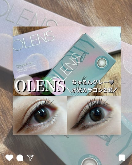 Glowy 1day/OLENS/ワンデー(1DAY)カラコンを使ったクチコミ(1枚目)