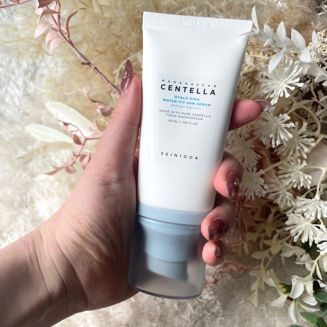 ヒアルーシカ ウォーターフィット サンセラム/SKIN1004/日焼け止めローションを使ったクチコミ(2枚目)