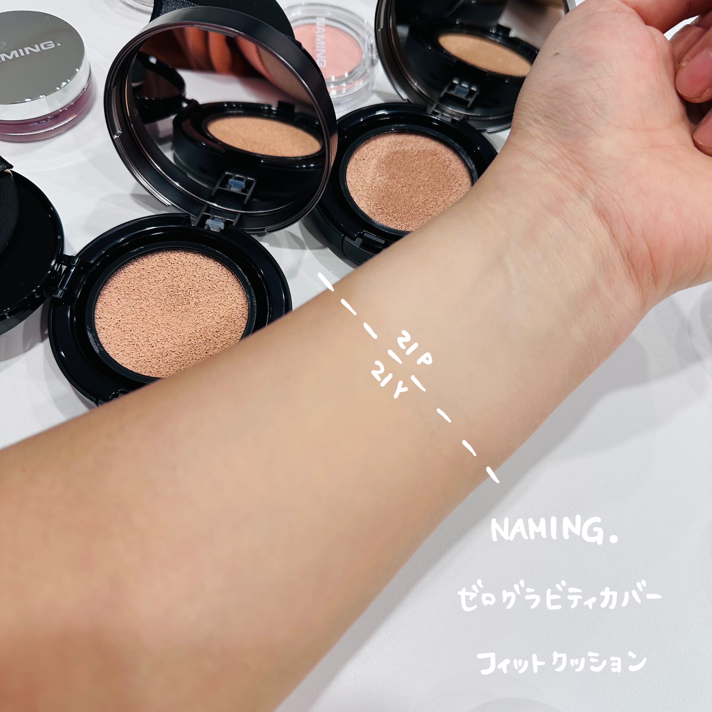 ネーミング フラッフィーパウダーブラッシュ/NAMING./パウダーチークを使ったクチコミ（3枚目）