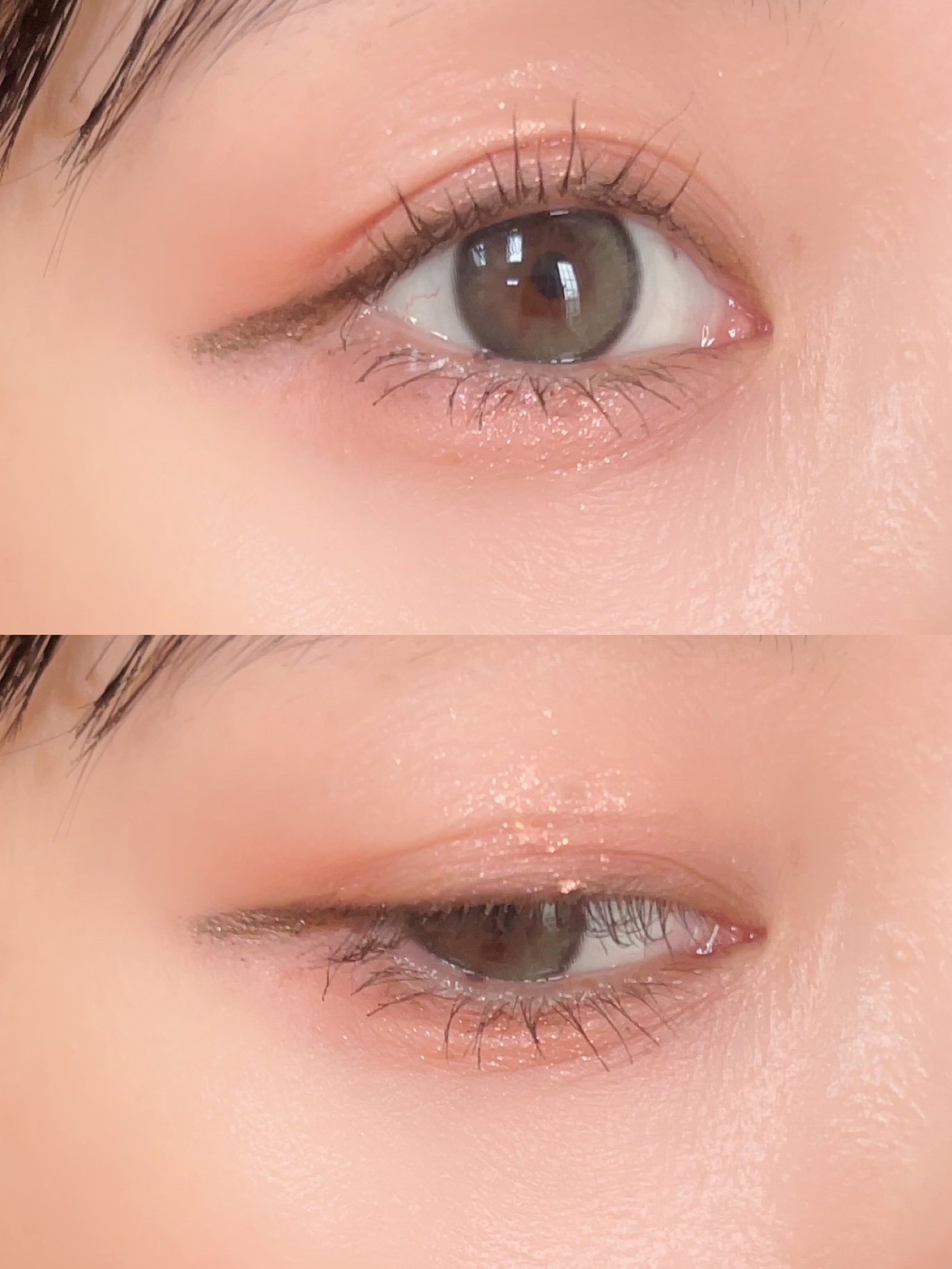 ＫＭ　ジェルアイライナー/DAISO/ジェルアイライナーを使ったクチコミ（2枚目）