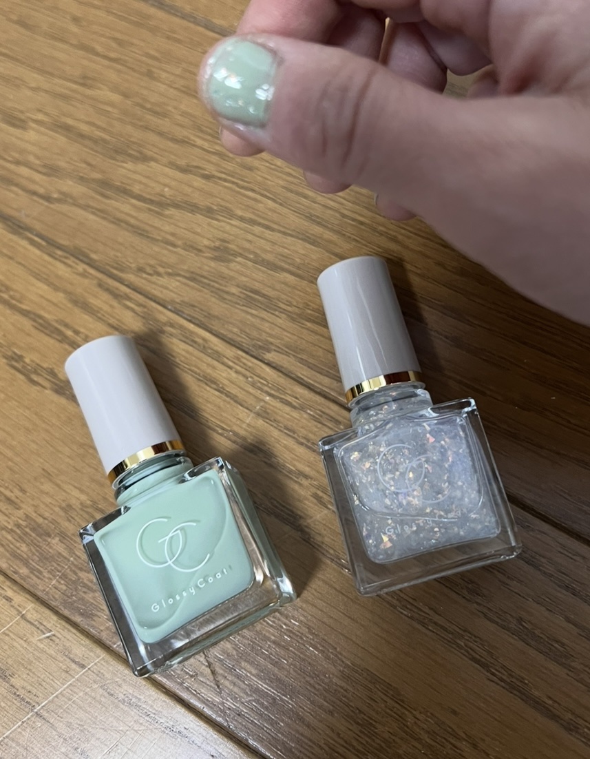 グロッシーコート/スキューズミー/オールインワンネイルを使ったクチコミ（1枚目）