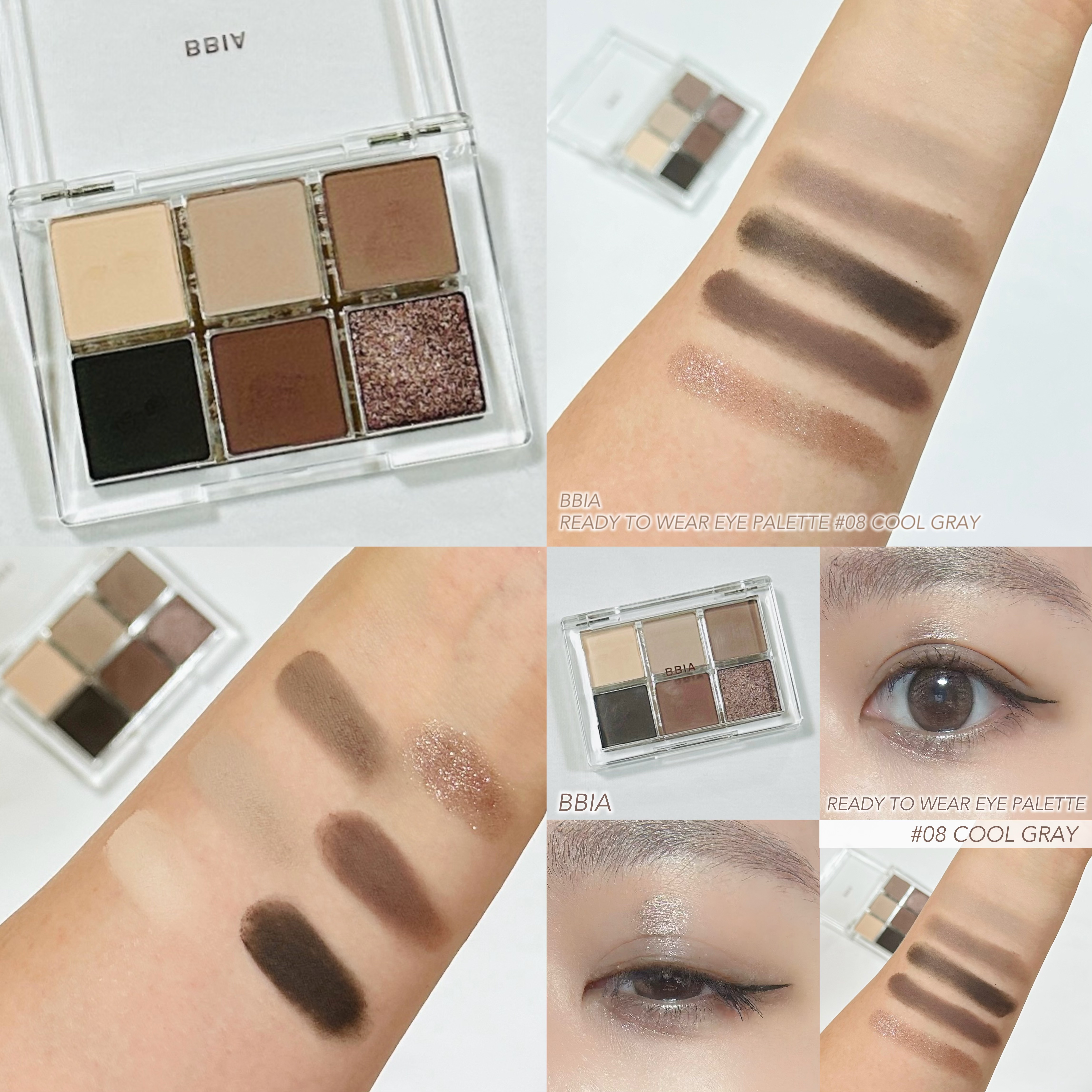 レディートゥーウェアアイパレット/BBIA/アイシャドウパレットを使ったクチコミ（2枚目）
