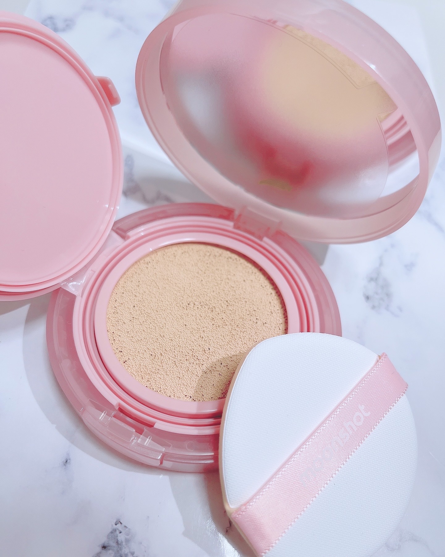 コンシャス フィット クッション ファンデーション/moonshot/クッションファンデーションを使ったクチコミ（2枚目）