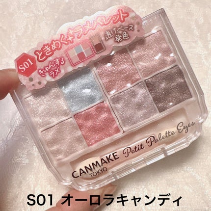 プティパレットアイズ(スパークリングタイプ)/キャンメイク/アイシャドウを使ったクチコミ(3枚目)