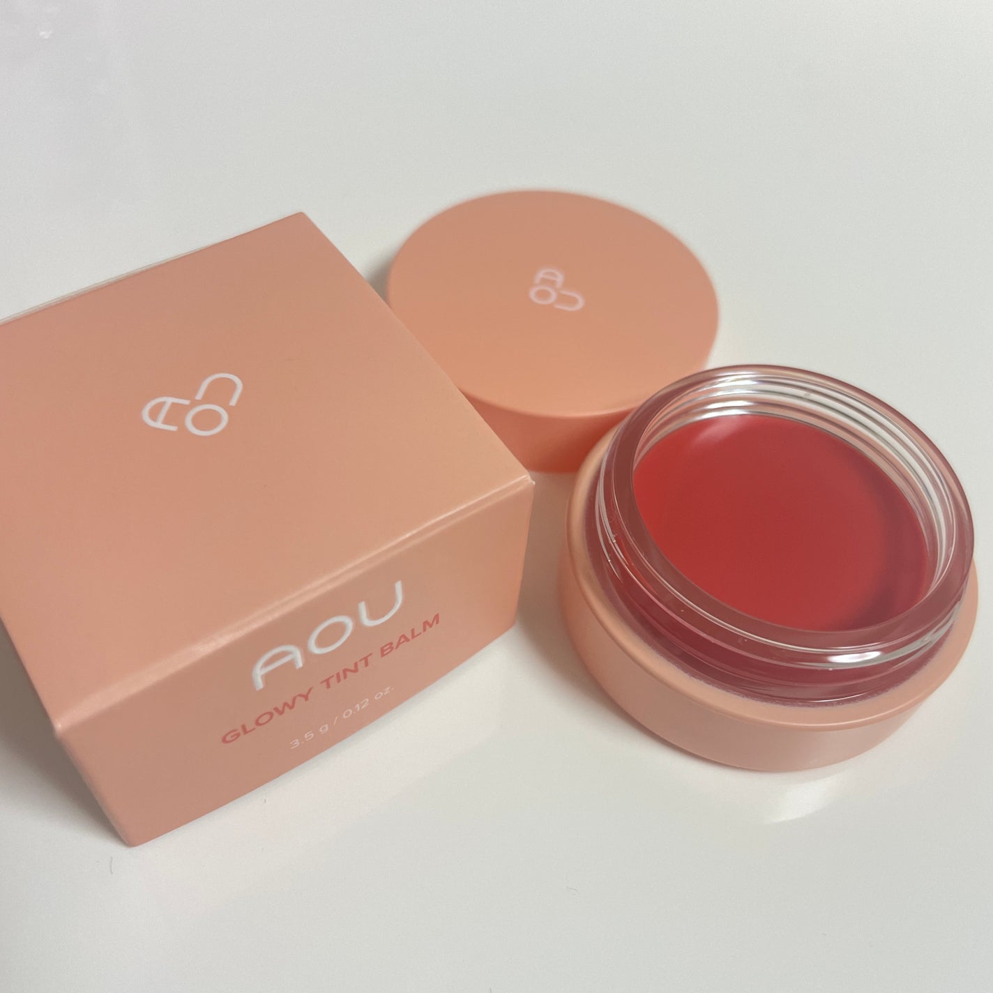 GLOWY TINT BALM/AOU/リップグロスを使ったクチコミ(1枚目)