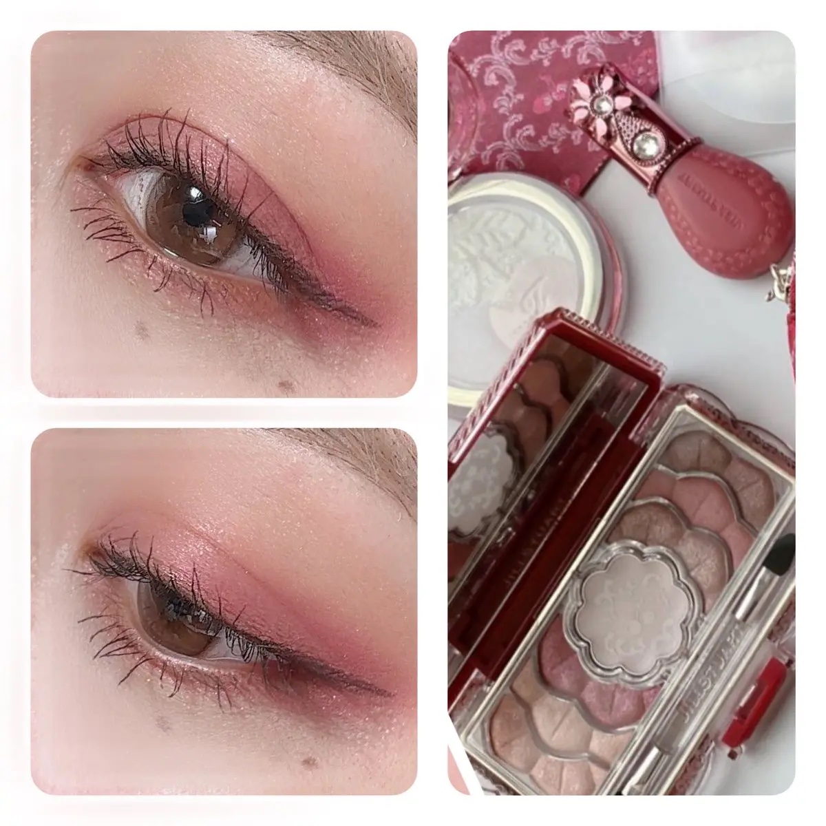 ジルスチュアート ミッドナイトチェリー コレクション ポーチ/JILL STUART/メイクアップキットを使ったクチコミ（2枚目）