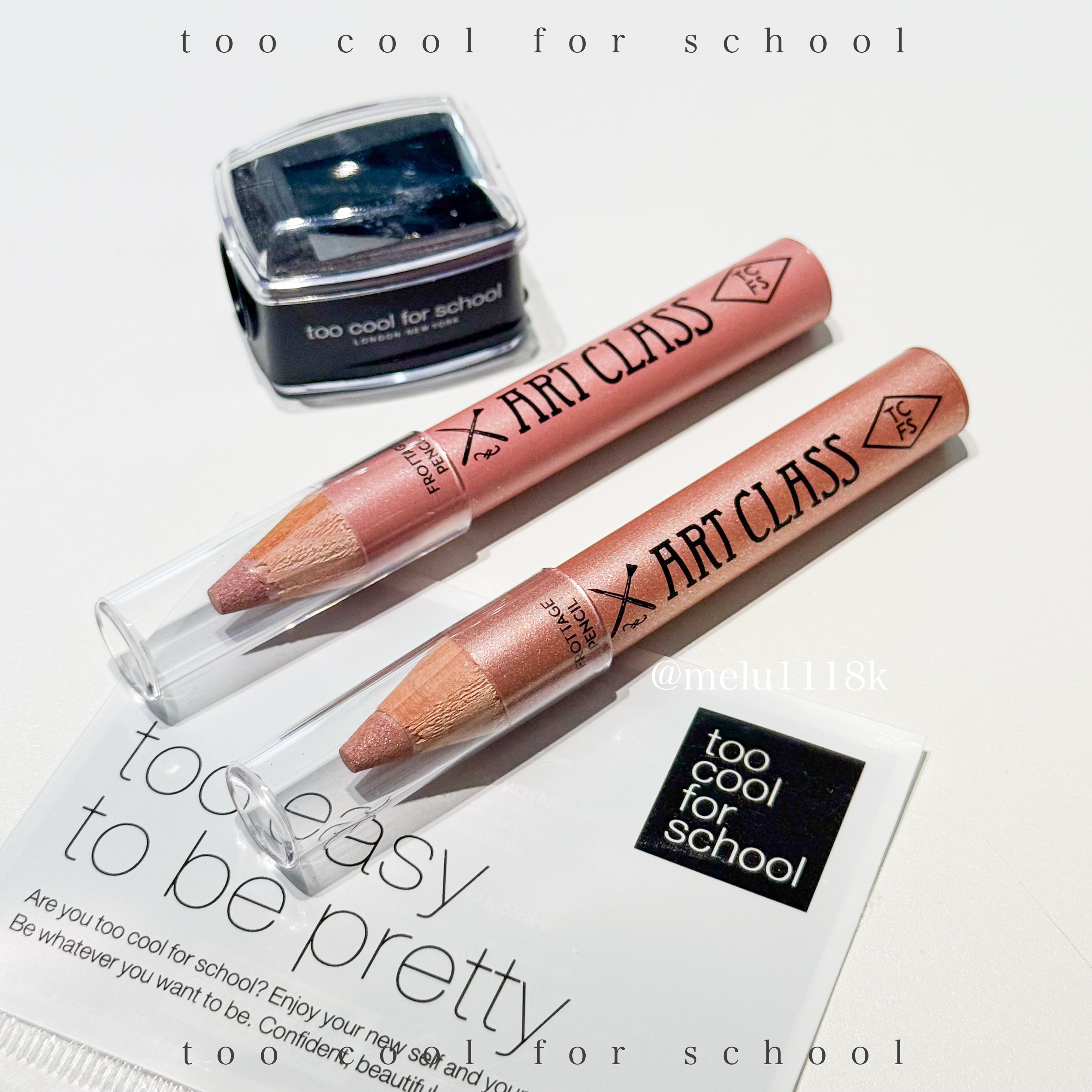 アートクラス フロッタージュペンシル #17 Taro Chiffon(タロシフォン)/too cool for school/スティックアイシャドウを使ったクチコミ（1枚目）