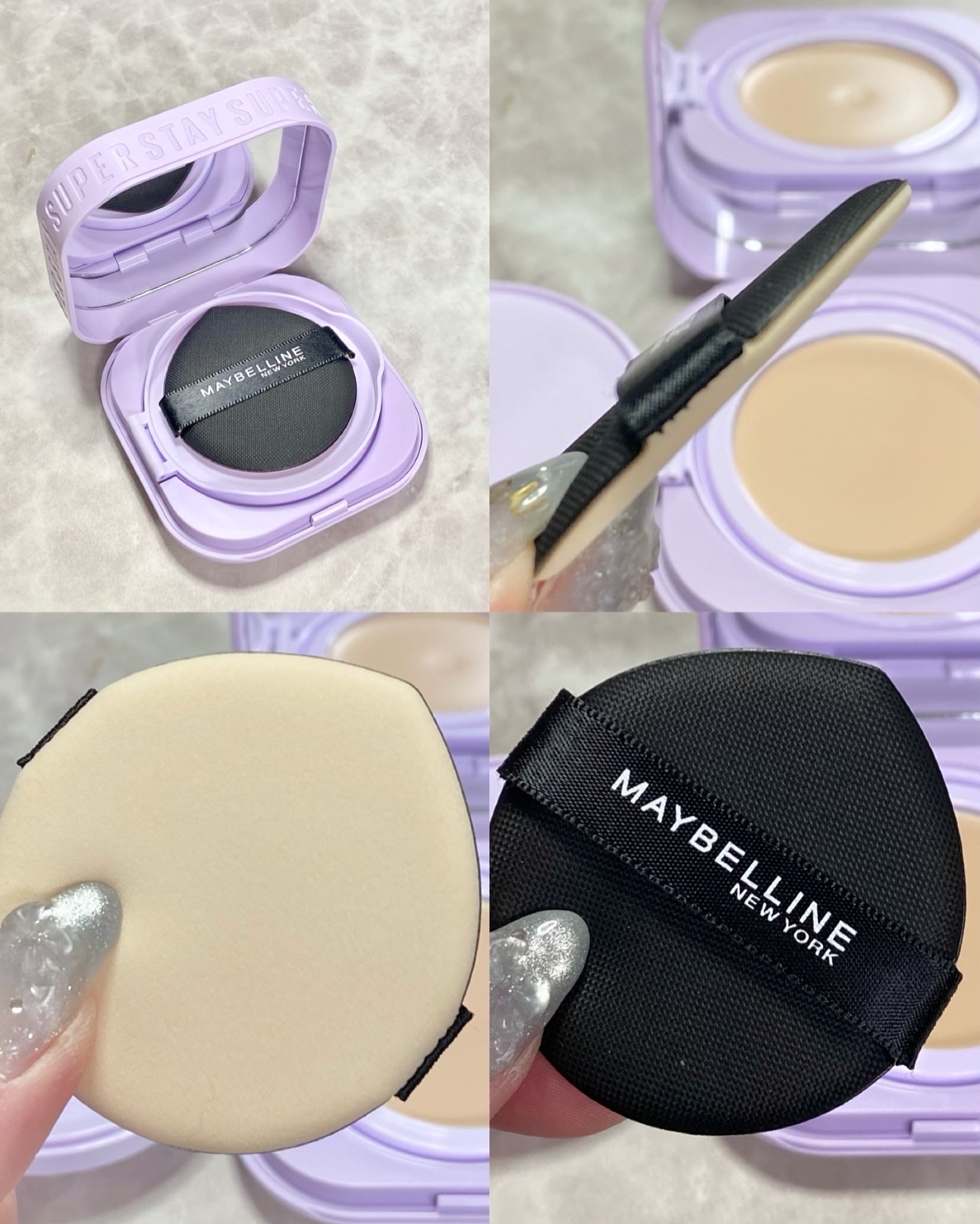 SPステイ クリームパクト ファンデーション/MAYBELLINE NEW YORK/クリーム・エマルジョンファンデーションを使ったクチコミ（2枚目）