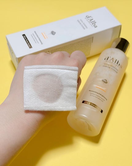 MOON on LIPS 「💛✨💛✨💛✨d'Albaビタトーニングセラムトナーくすみがちな..」(8枚目)