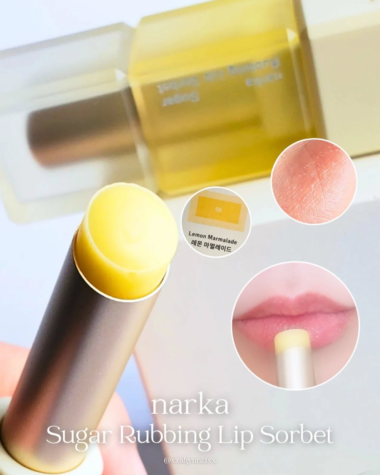 シュガーラビングリップソルベ/narka/リップスクラブを使ったクチコミ（3枚目）